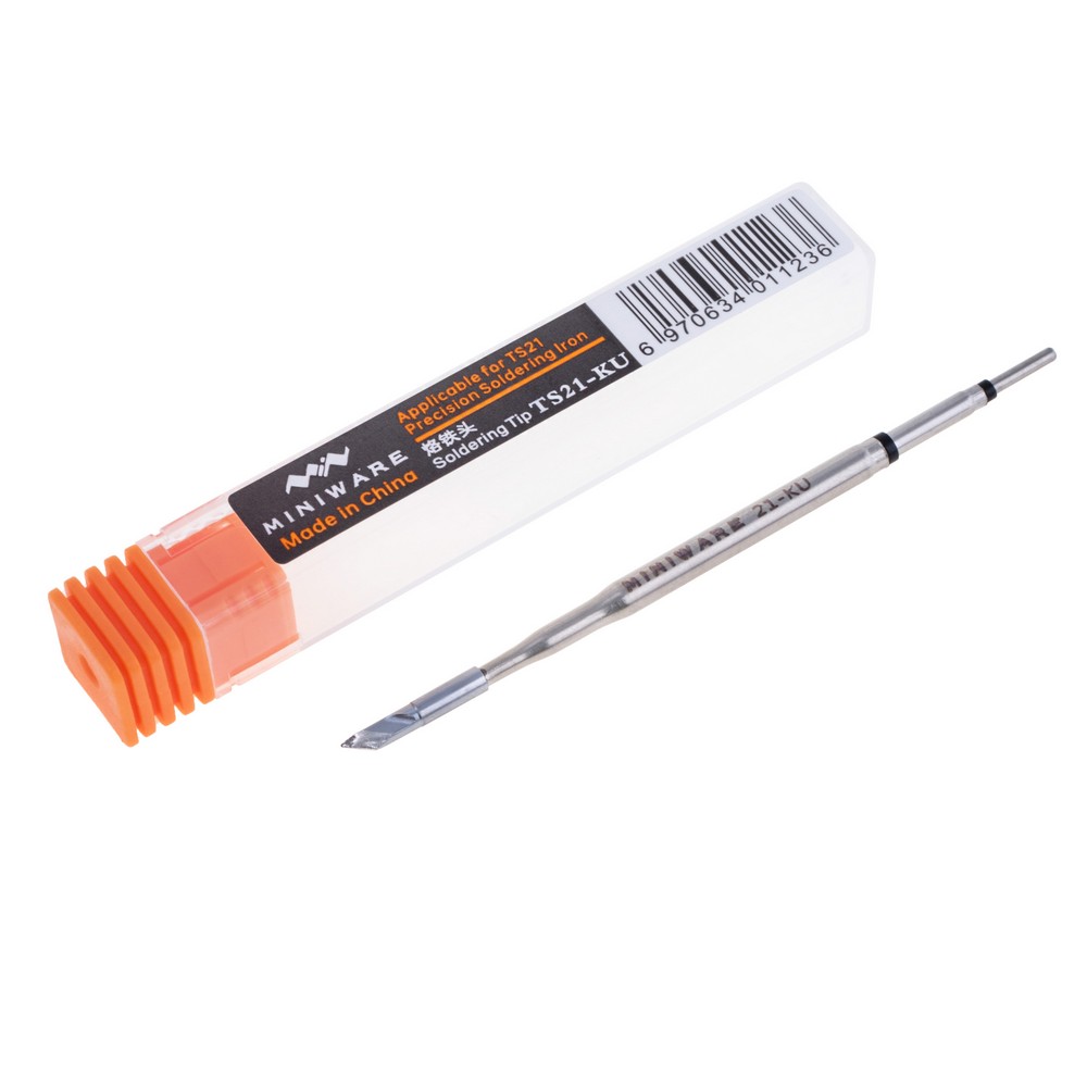 Miniware KU, Lötspitze für Griff 210 Handle und TS21 Miniware KU, Lötspitze für Griff 210 Handle und TS21