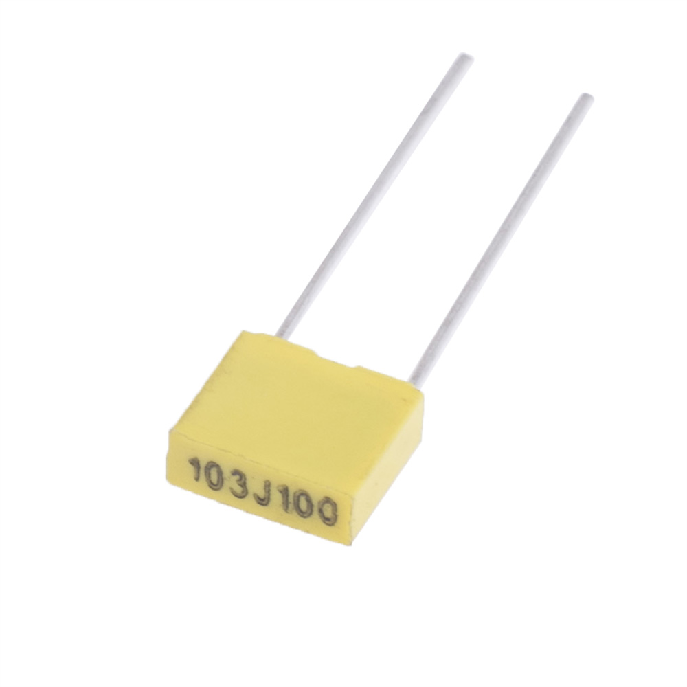 MKT 10nF 100V J(+/-5%), P=5mm; 7,2x6,5x2,5mm (CL71-103/100V/J-LDC) (конденсатор пленочный)