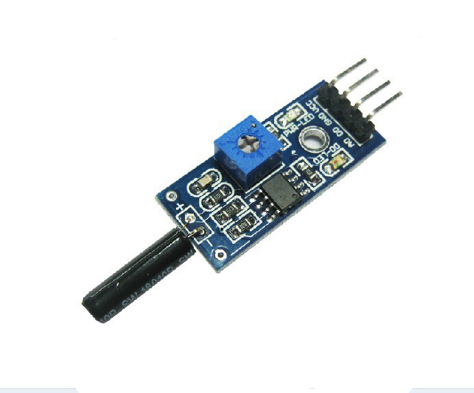 Der Schwingungssensor am Modul SW-18010P Der Schwingungssensor am Modul SW-18010P