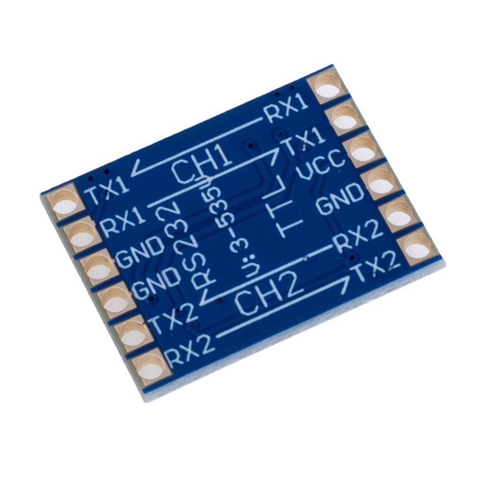 Модуль послідовного порту двоканальний TTL <-> RS232 на базі SP3232