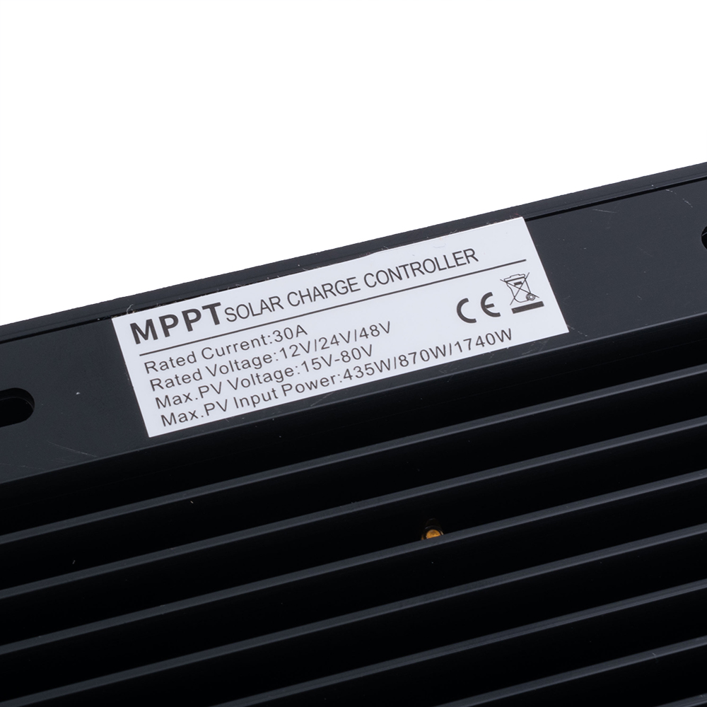 Контроллер заряда солнечных панелей MPPT 30А 12В/24В/48В (MPPT-30A)