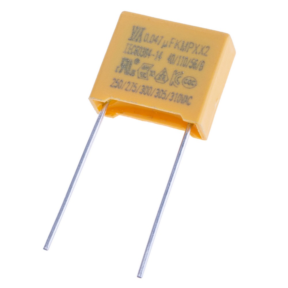 MPX 47nF 310VAC J(±5%), P=10mm, 13x11x5mm X2-473K310VACC2-1 YY-конденсатор плівковий