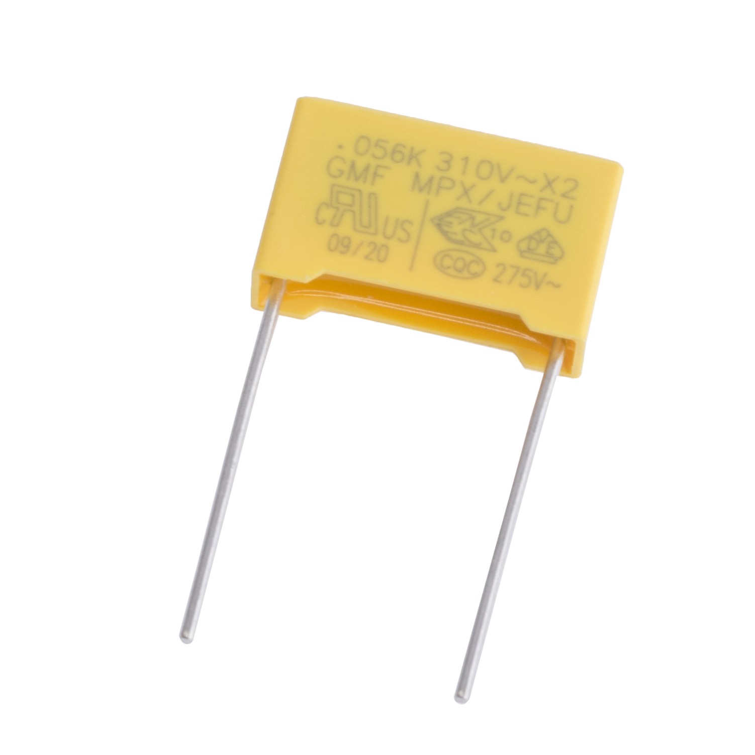 MPX 56nF 275VAC K(+/-10%), P=15mm, 5x11x18mm MPX(class X2) (MPX563K2FB-Hitano) MPX 56nF 275VAC K(+/-10%), P=15mm, 5x11x18mm MPX(class X2) (MPX563K2FB-Hitano)