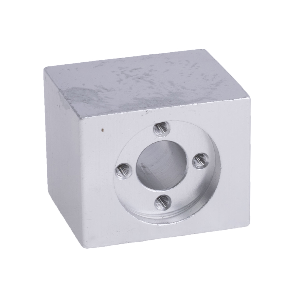 Корпус-кріплення гайки ходового гвинта T8мм білий, 4 отвори