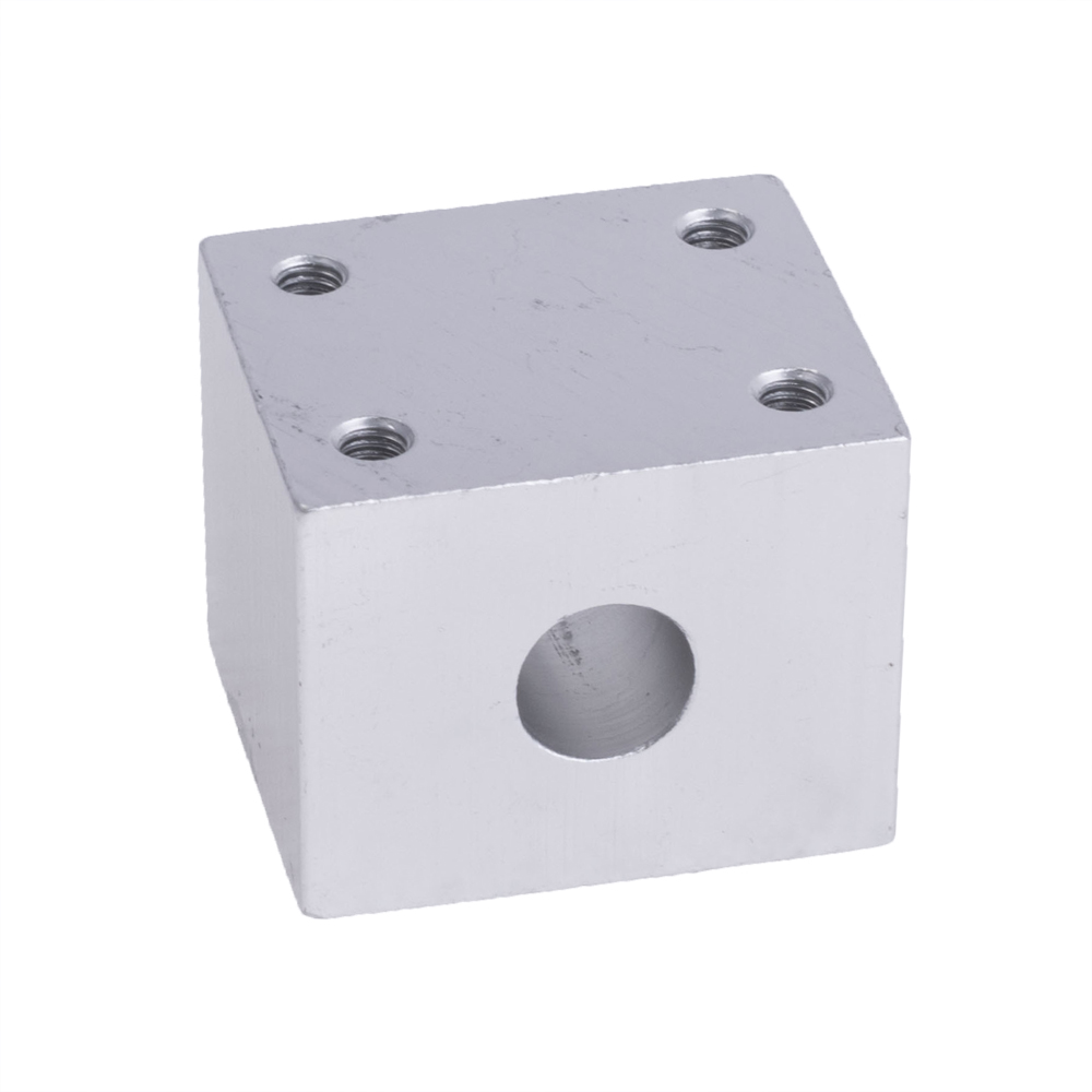 Корпус-кріплення гайки ходового гвинта T8мм білий, 4 отвори