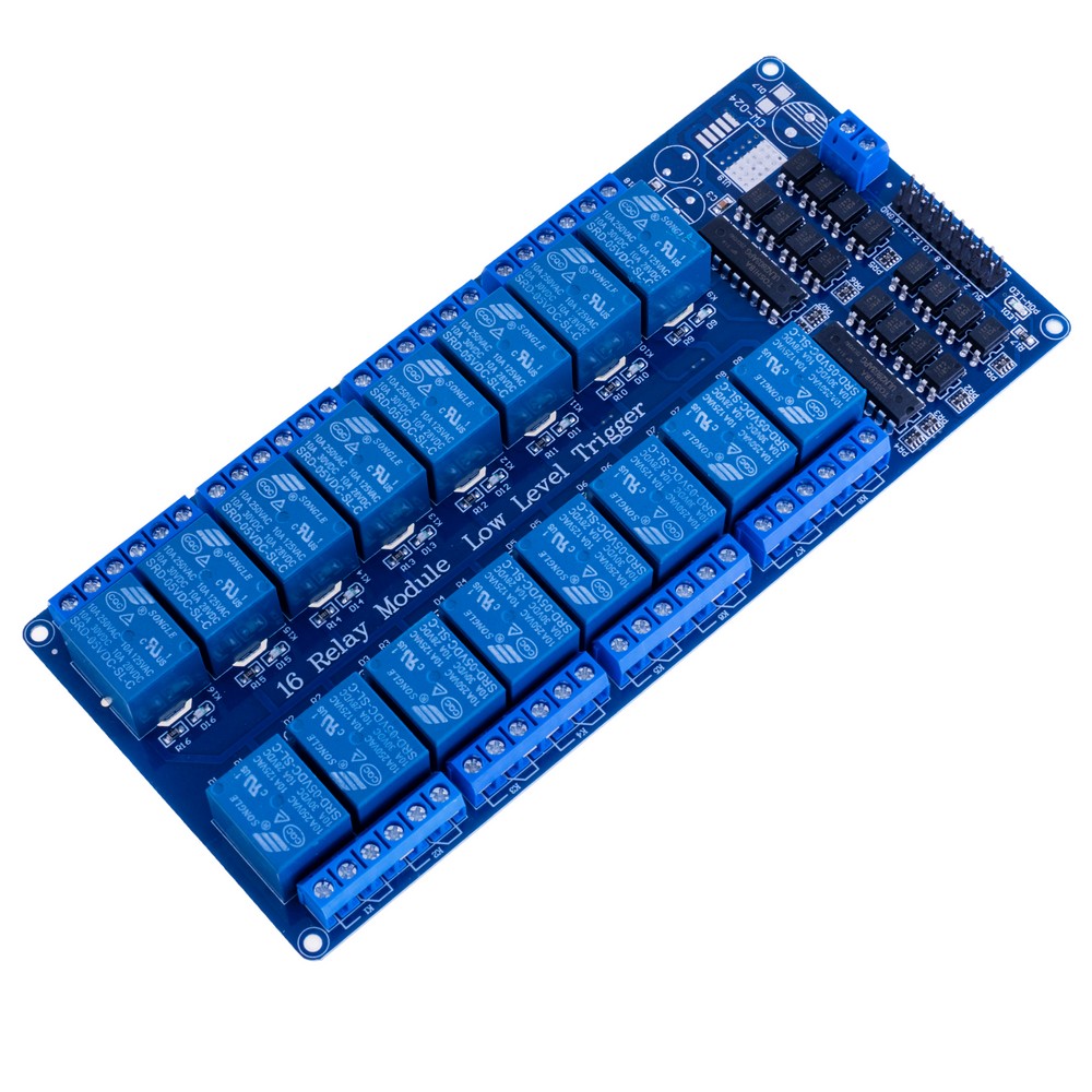 Модуль реле 16 каналов для Arduino 5VDC Модуль реле 16 каналов для Arduino 5VDC