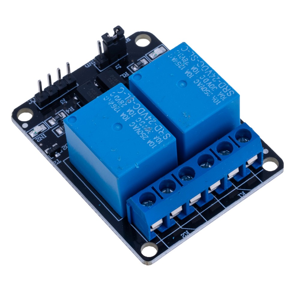 Модуль реле 2 канали для Arduino 24V