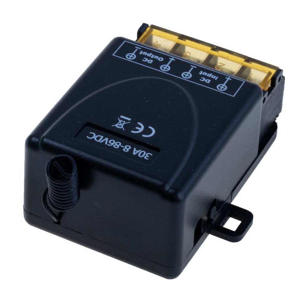 Funkgesteuertes Relaismodul 433MHz, DC8-86V 30A, RCR-1 Funkgesteuertes Relaismodul 433MHz, DC8-86V 30A, RCR-1