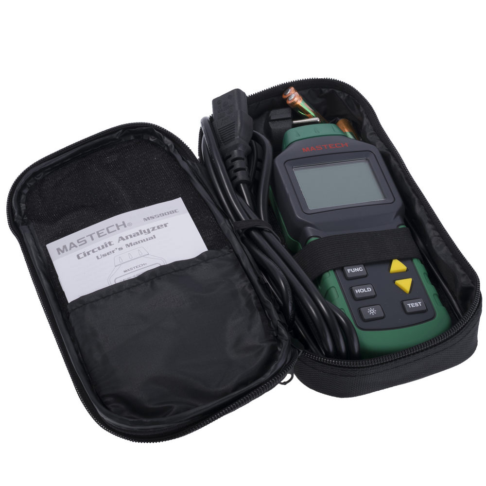 MS5908C Mastech Netzanalysator TRMS AC Spannung RCD/CFCI-Test