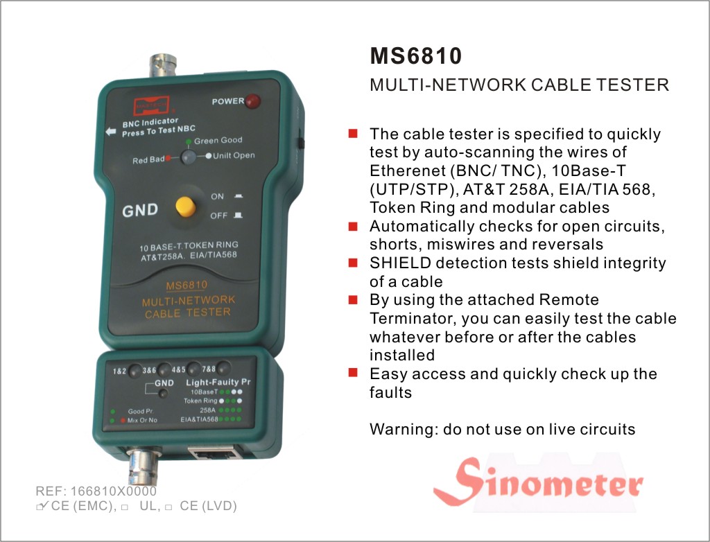 Tester Kabel MS6810
