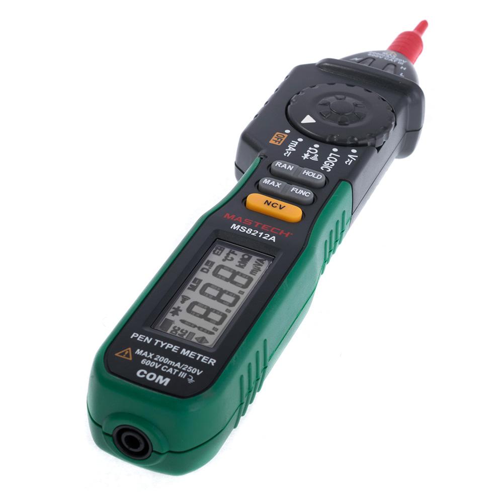 MS8212A Mastech Pen Type Multimeter Digital Stift-Design AC DC Ohm Auto-Ranging