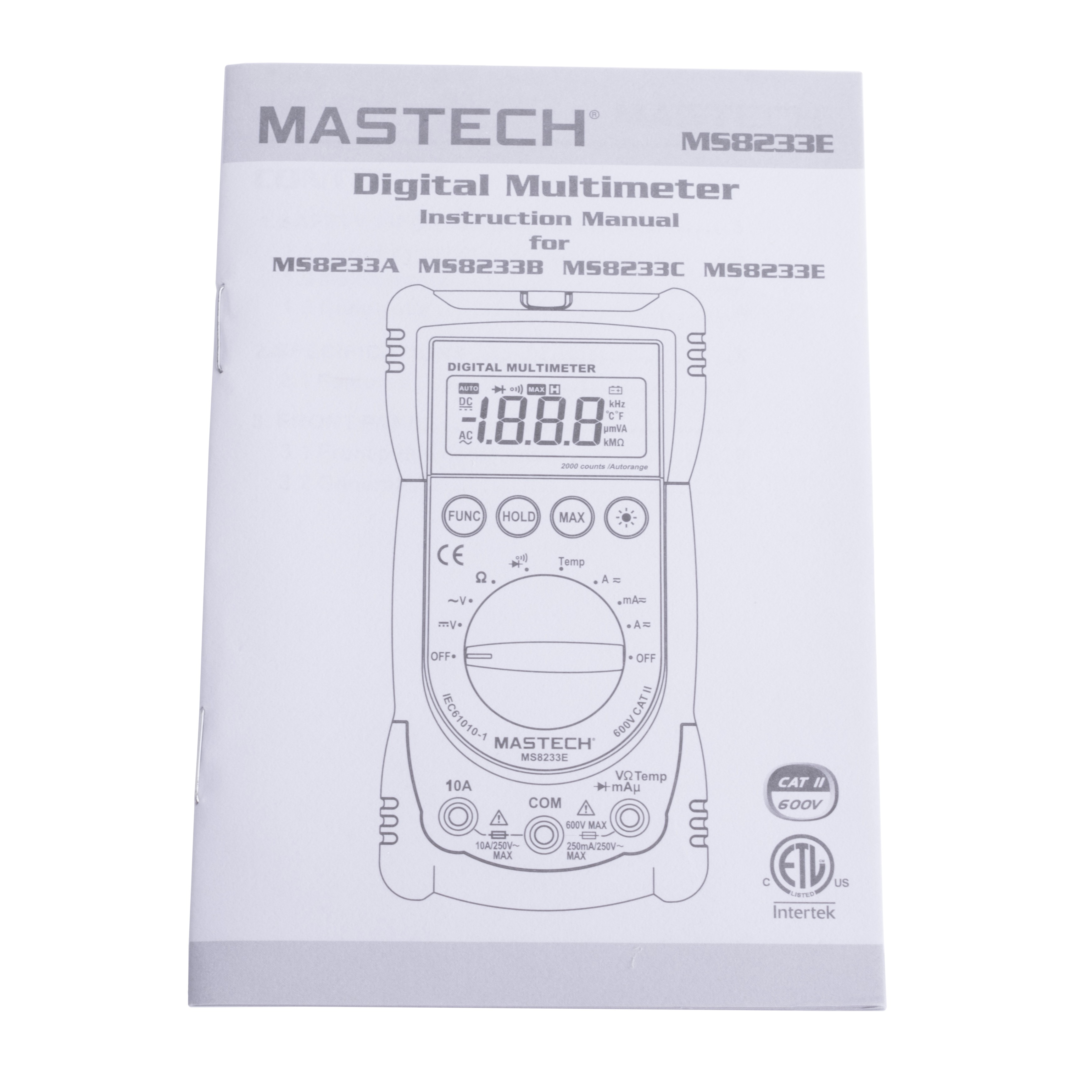 Mastech MS8233E (NCV)