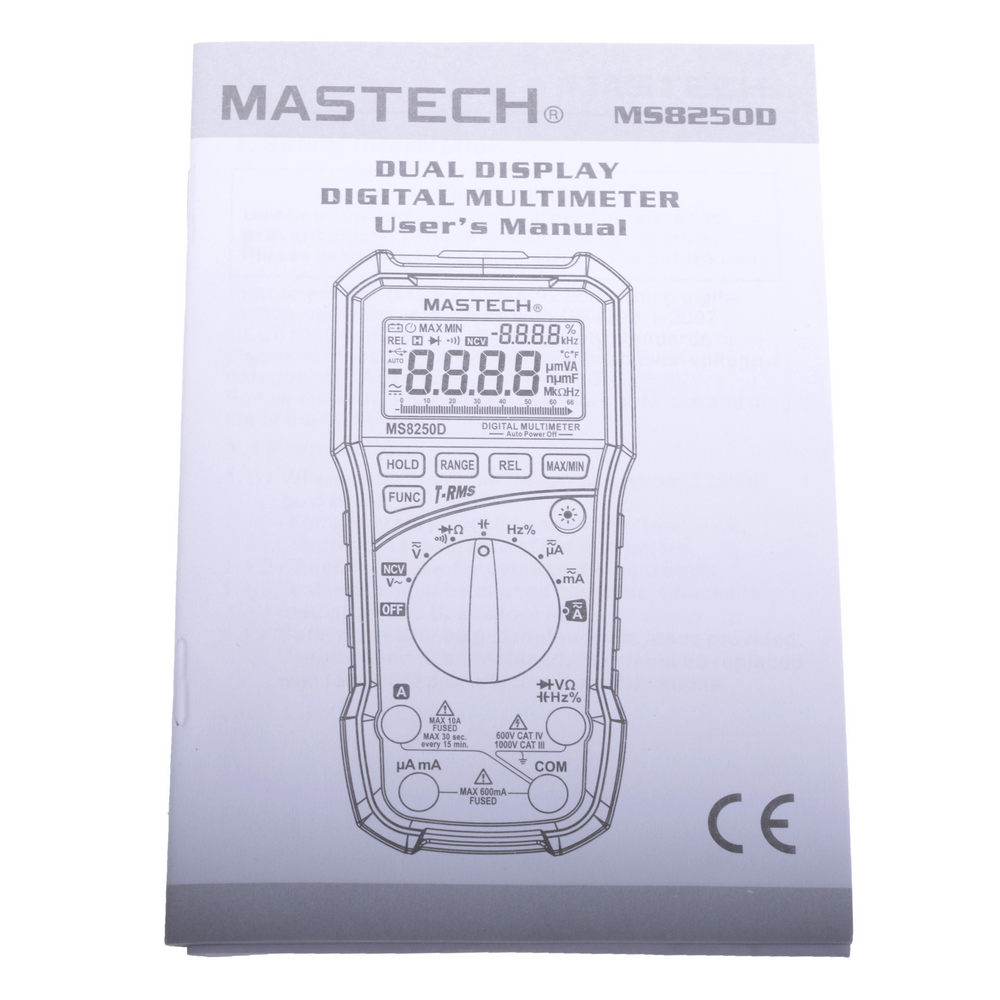 MS8250D Mastech Digital Profi Hand-Multimeter