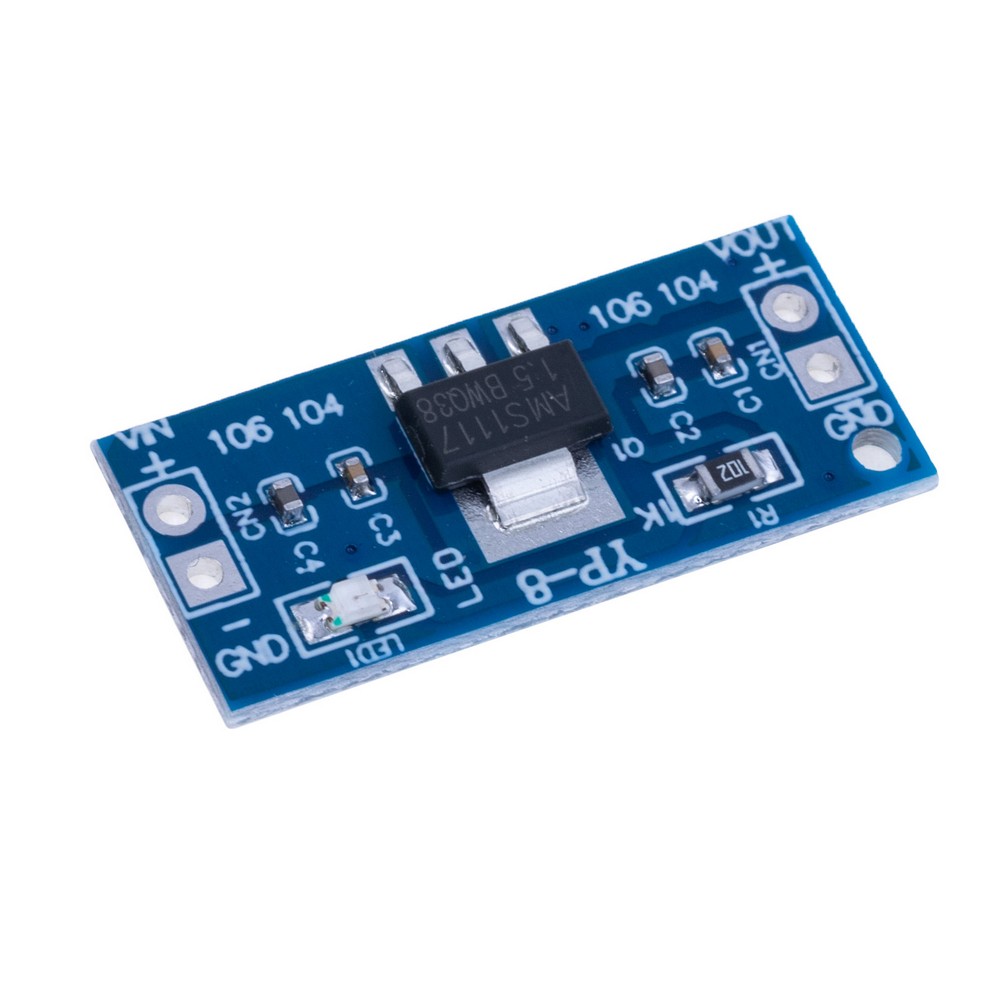 Модуль стабілізатор напруги 1,5V на і/с AMS1117-1,5V Модуль стабілізатор напруги 1,5V на і/с AMS1117-1,5V