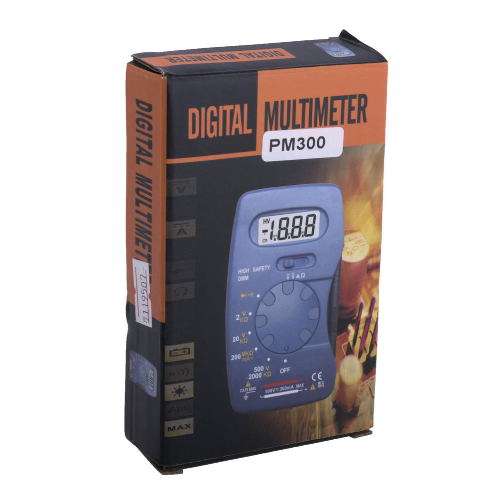 M300 Mini Digital Taschenmultimeter Peakmeter Notwendigste Funktionen 110g