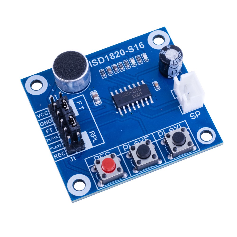 Модуль запису звуку ISD1820 SMD Модуль запису звуку ISD1820 SMD