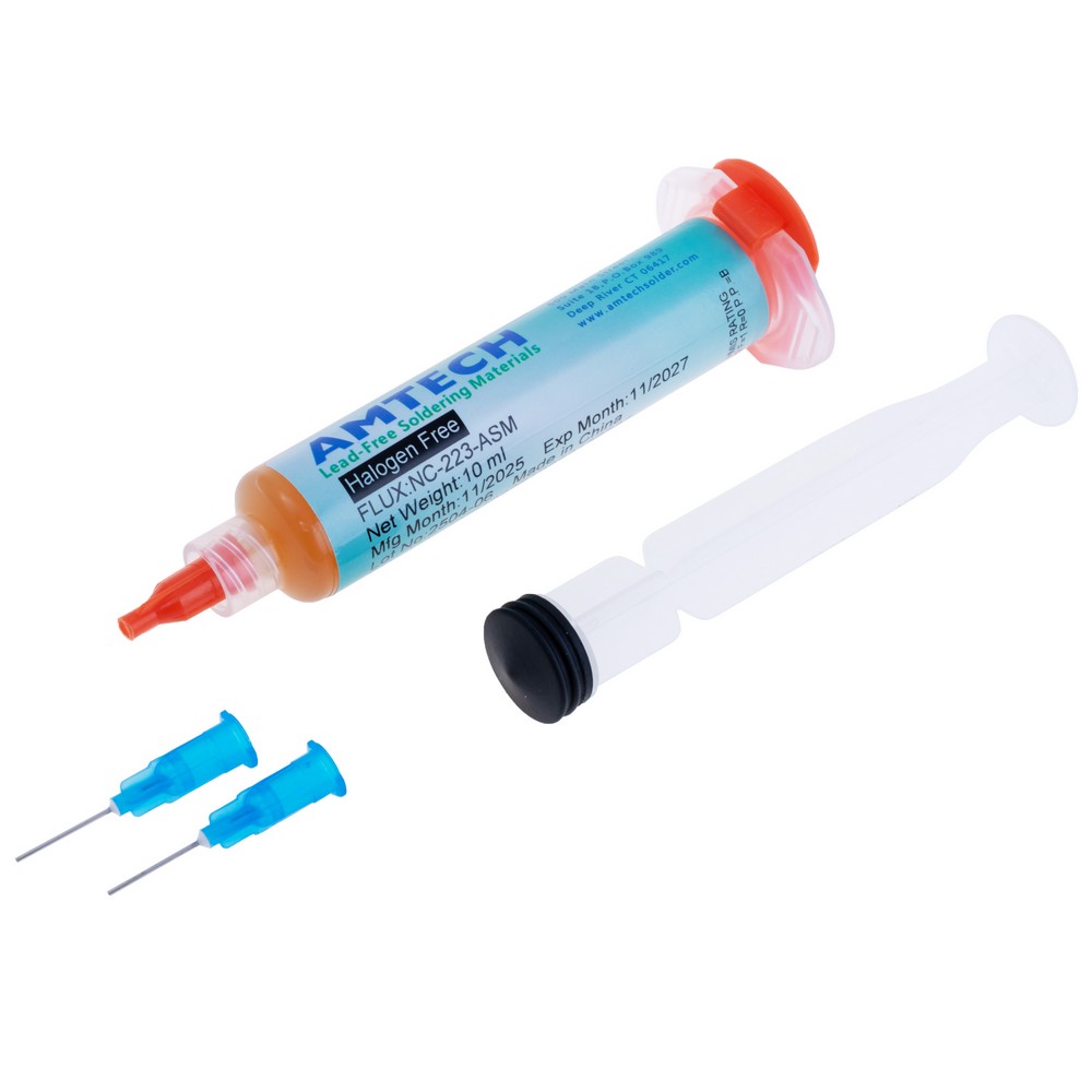 Флюс NC-223-ASM з насадками, пластиковий поршень,10мл