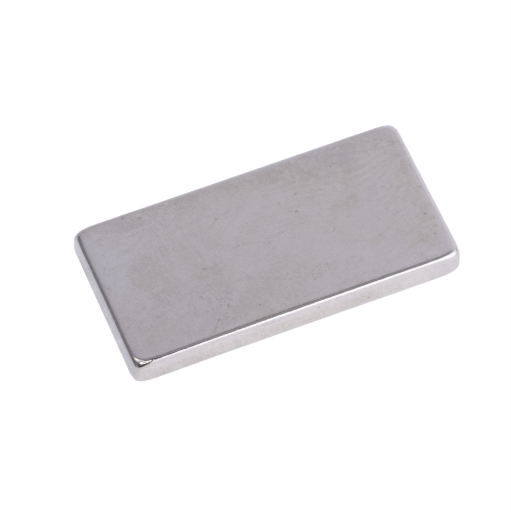 Магнит NdFeB, Блок 20 x 10 x 2 mm (N38), Ni+Cu+Ni Магнит NdFeB, Блок 20 x 10 x 2 mm (N38), Ni+Cu+Ni