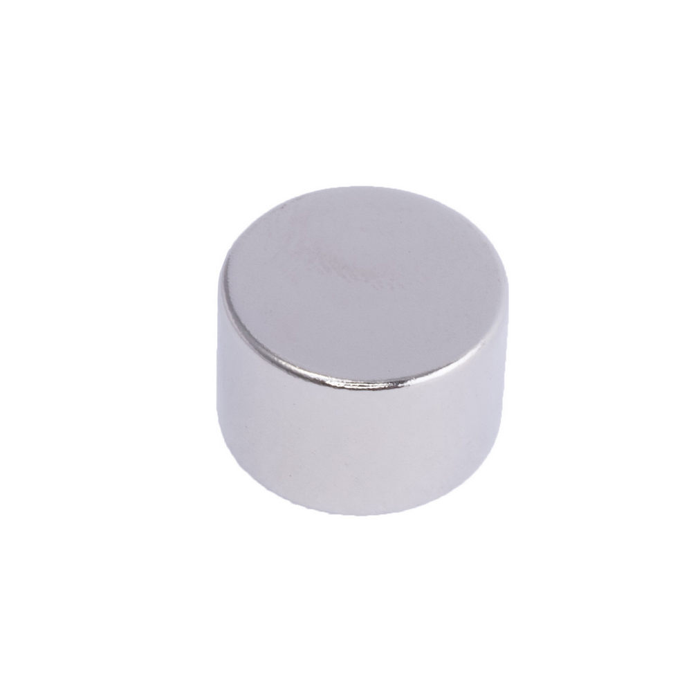 Магнит NdFeB, диск/цилиндр D12 x 8 mm (N38), Ni+Cu+Ni (никель) Магнит NdFeB, диск/цилиндр D12 x 8 mm (N38), Ni+Cu+Ni (никель)
