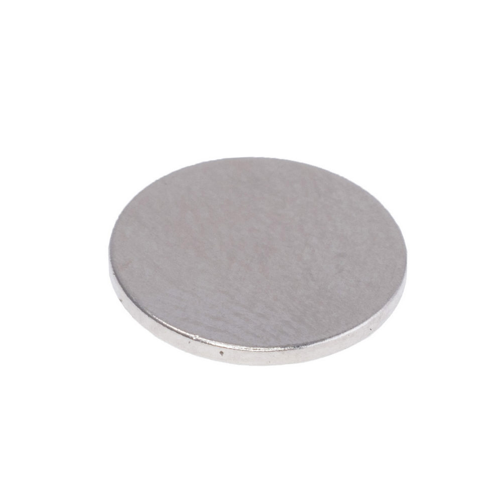 Магнит NdFeB, диск/цилиндр D12 x 1 mm (N38), Ni+Cu+Ni Магнит NdFeB, диск/цилиндр D12 x 1 mm (N38), Ni+Cu+Ni