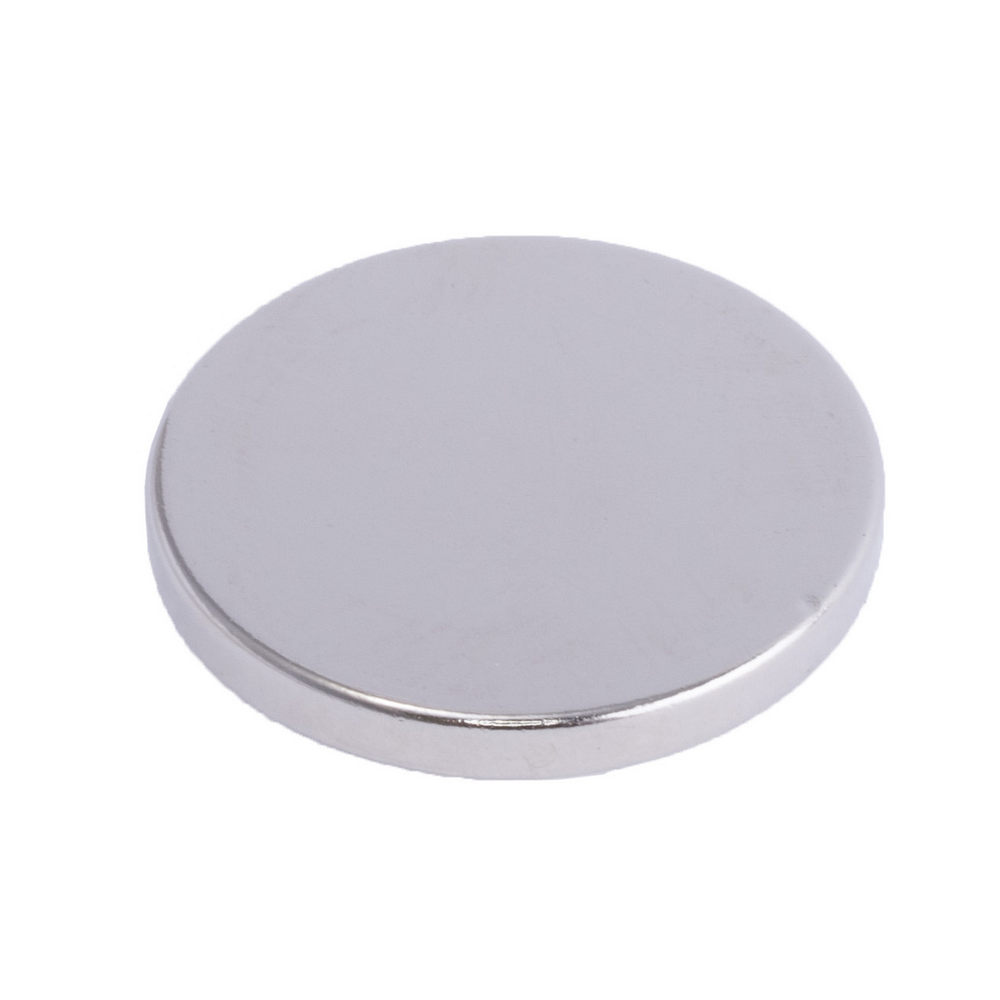 Магнит NdFeB, диск/цилиндр D25 x 3 mm (N38), Ni+Cu+Ni (никель) Магнит NdFeB, диск/цилиндр D25 x 3 mm (N38), Ni+Cu+Ni (никель)