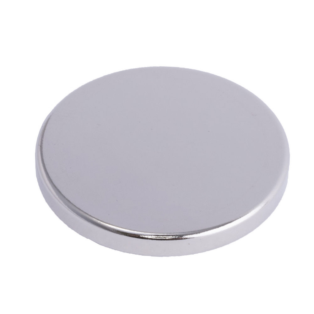 Магнит NdFeB, диск/цилиндр D40 x 5 mm (N38), Ni+Cu+Ni (никель) Магнит NdFeB, диск/цилиндр D40 x 5 mm (N38), Ni+Cu+Ni (никель)