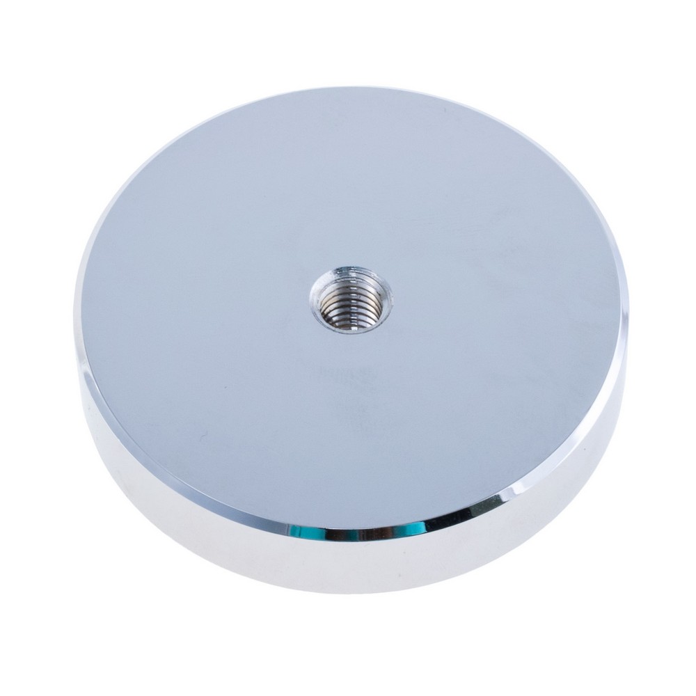 Магніт NdFeB Pot Magnet with Internal Thread, N38, Ni coating,Magnetized, NH60