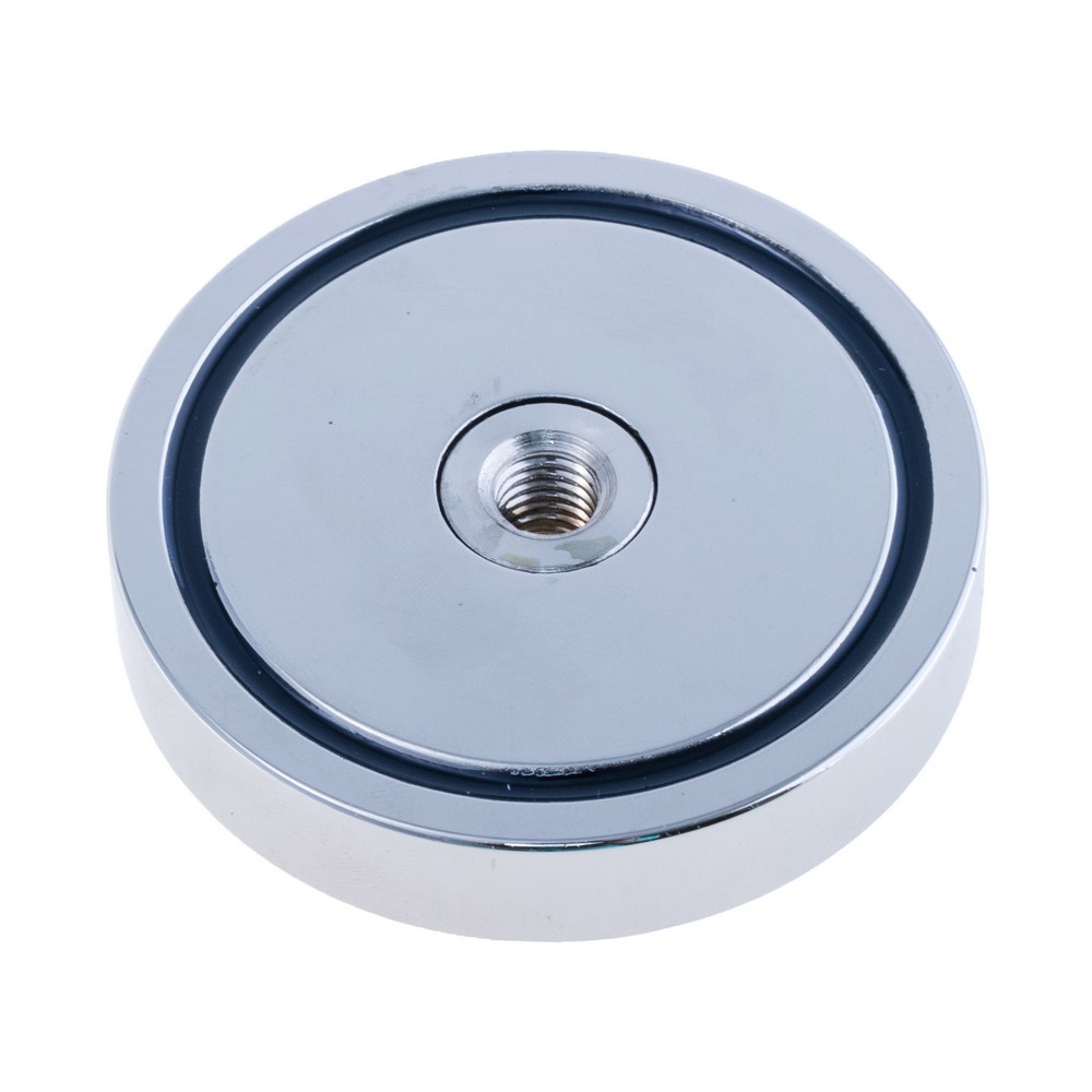 Магніт NdFeB Pot Magnet with Internal Thread, N38, Ni coating,Magnetized, NH60