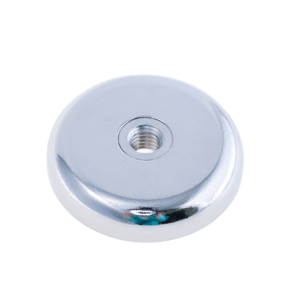 Магніт NdFeB Pot Magnet with Internal Thread, N38, Ni coating,Magnetized, NH36