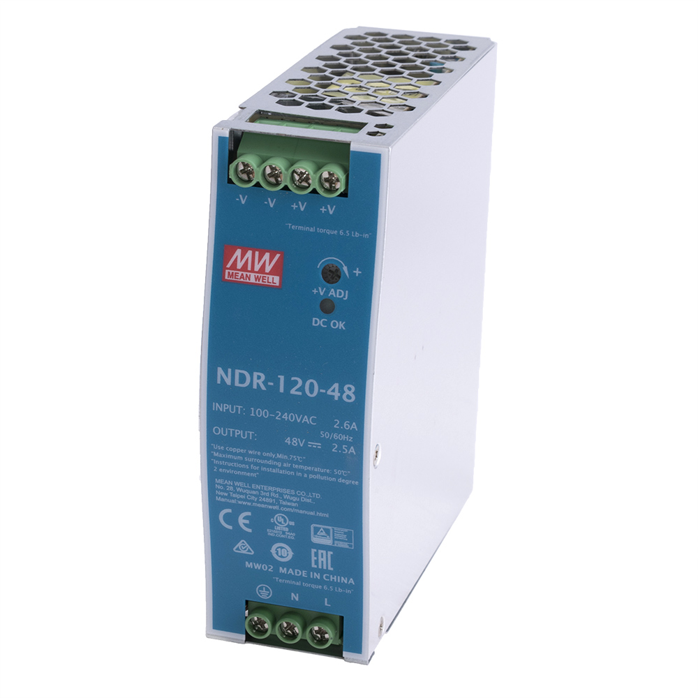 NDR-120-48 блоки питания на DIN-рейку 120W 48V