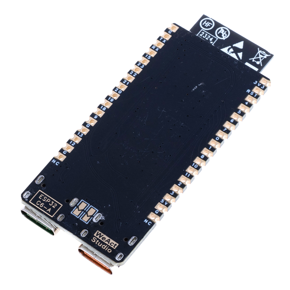 Налагоджувальна плата ESP32-C6-A-N4 (WeAct Studio)