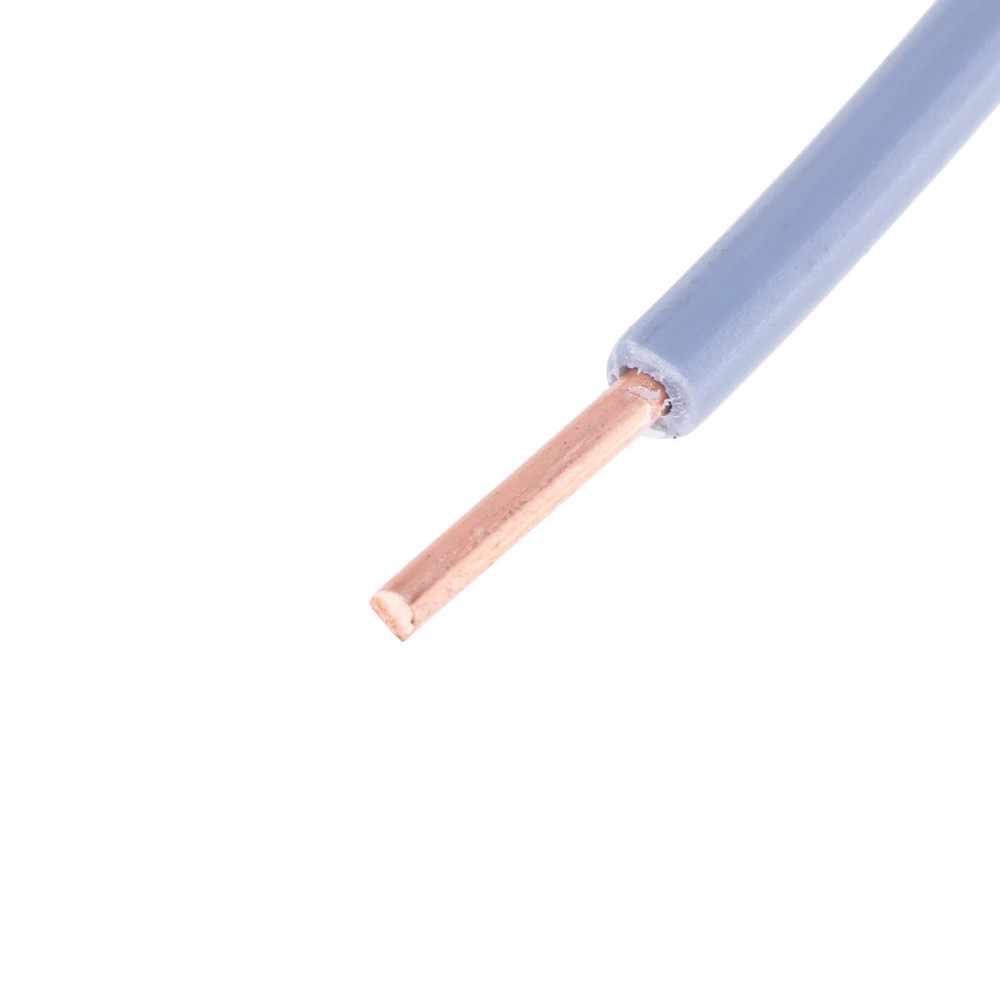 Провід одножильний 0.75mm² (19AWG, 1xD0.99mm) сірий
