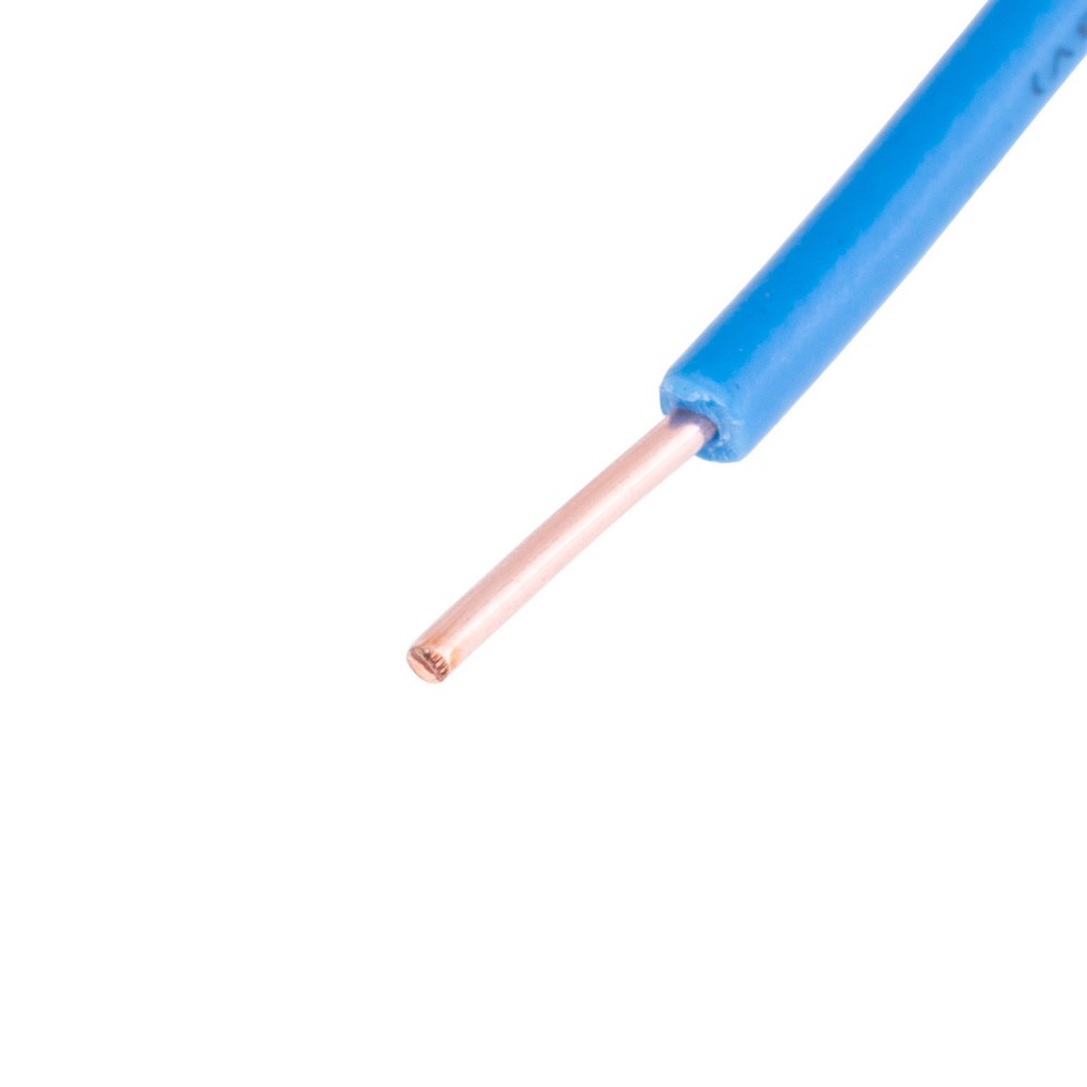 Провід одножильний 0.5mm² (20AWG, 1xD0.8mm) синій Провід одножильний 0.5mm² (20AWG, 1xD0.8mm) синій