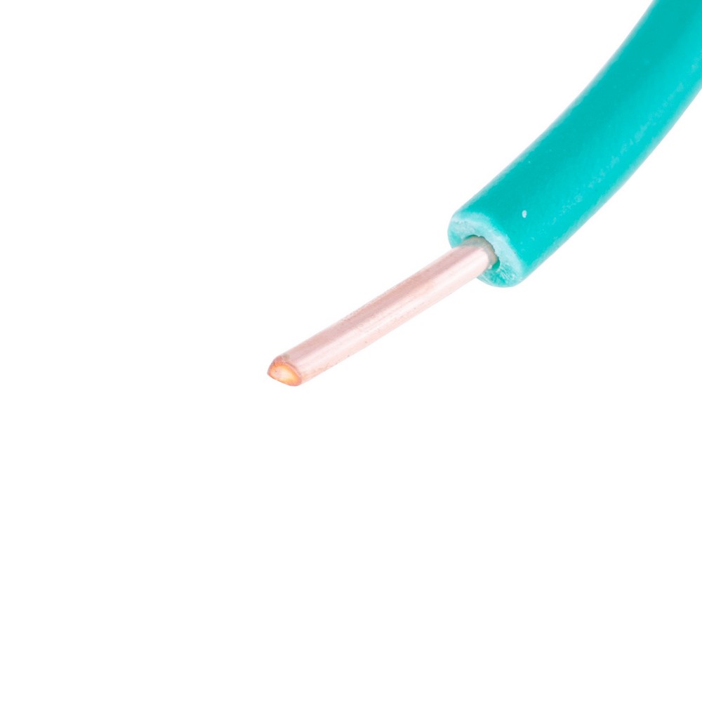 Провід одножильний 0.5mm² (20AWG, 1xD0.8mm) зелений