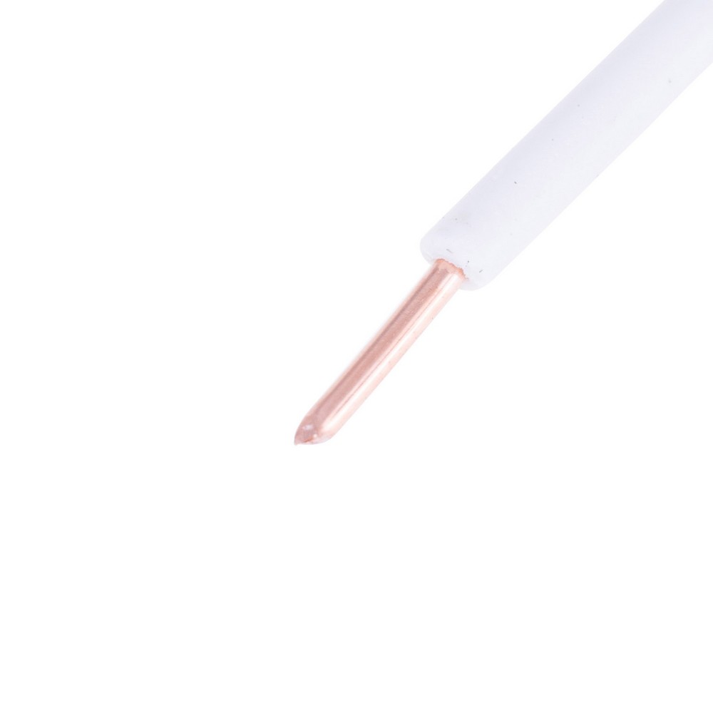 Провід одножильний 0.5mm² (20AWG, 1xD0.8mm) білий Провід одножильний 0.5mm² (20AWG, 1xD0.8mm) білий