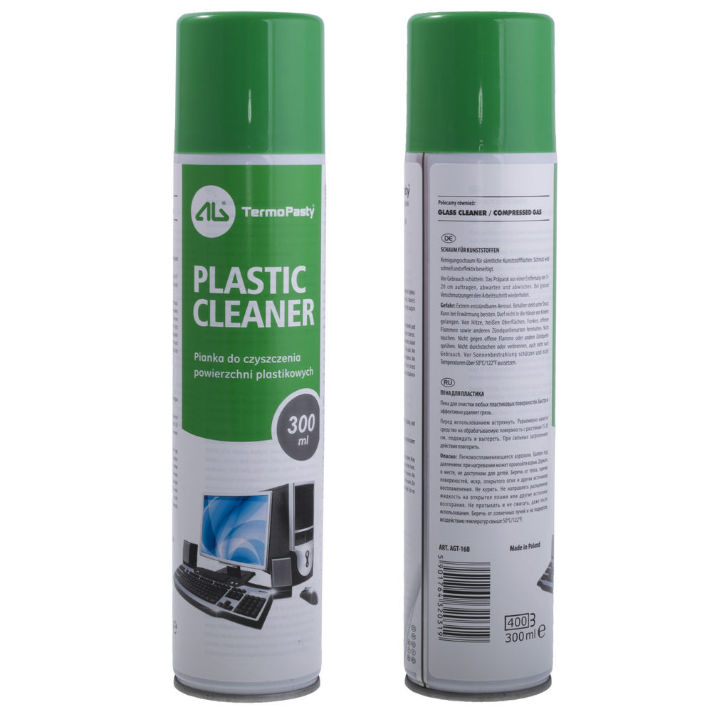 Plastikreiniger Spray 300ml PlasticCleaner Reinigungsschaum für Kunststofffläche