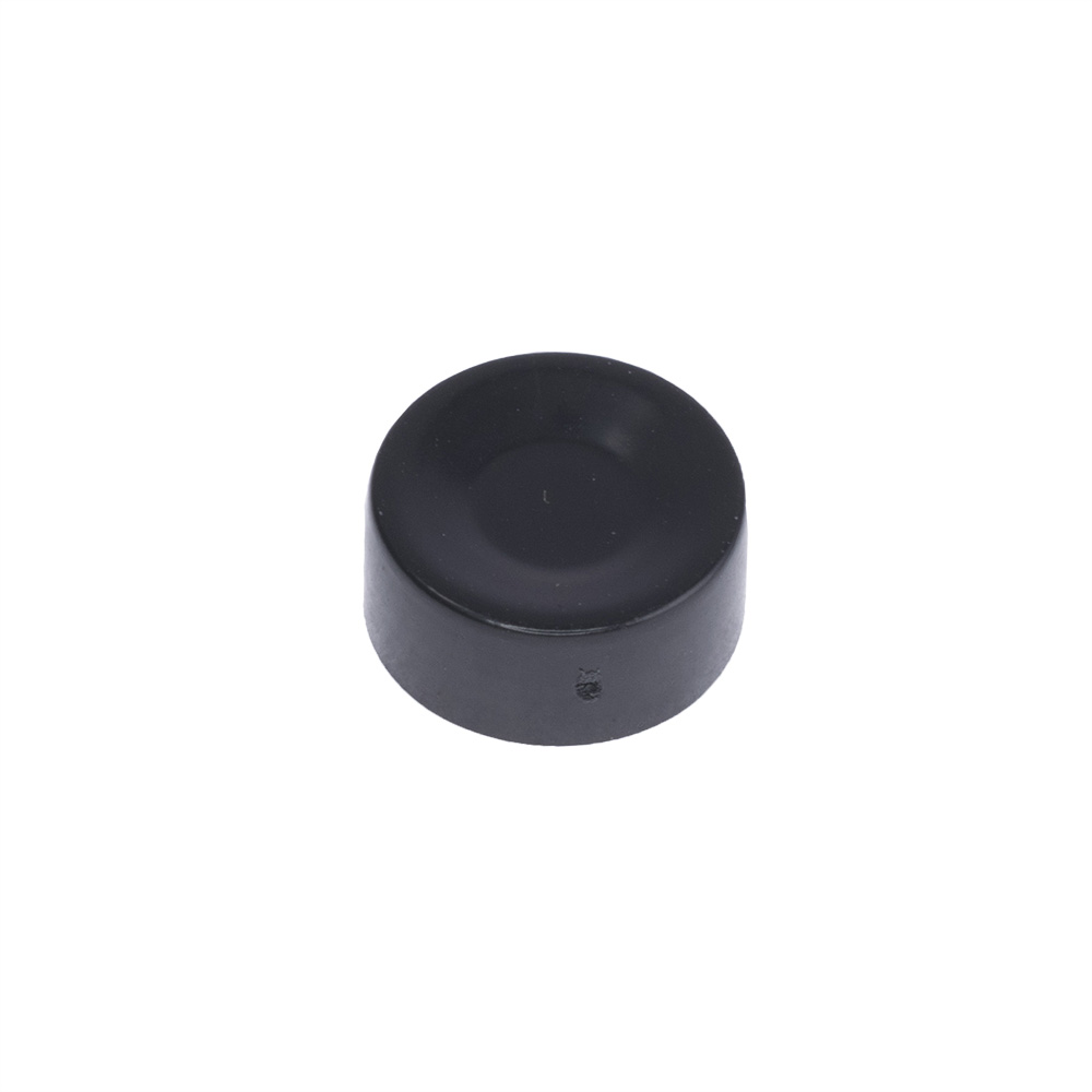 Колпачек на кнопку, D=10 (внутр. d=3,4мм) высота 4,5мм, черный
