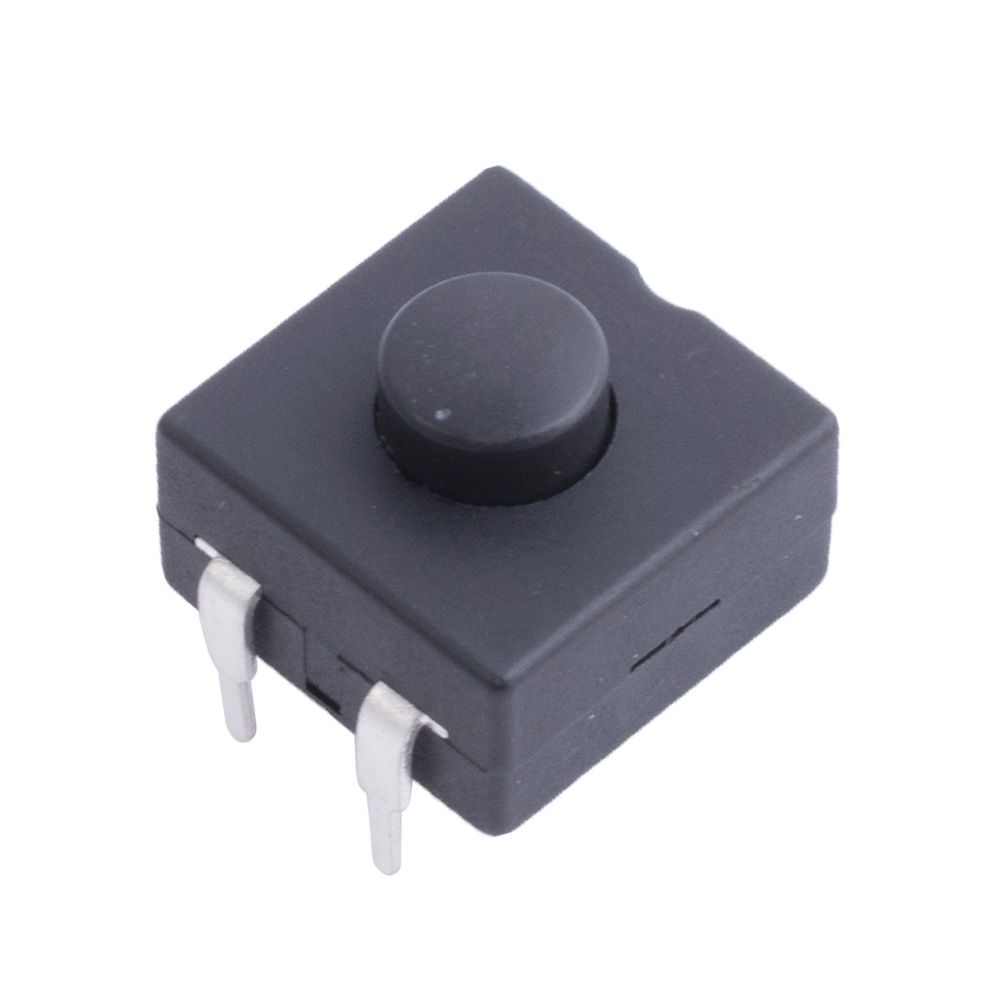 Кнопка с фиксацией для фонарика ON-OFF, 12x12mm Кнопка с фиксацией для фонарика ON-OFF, 12x12mm