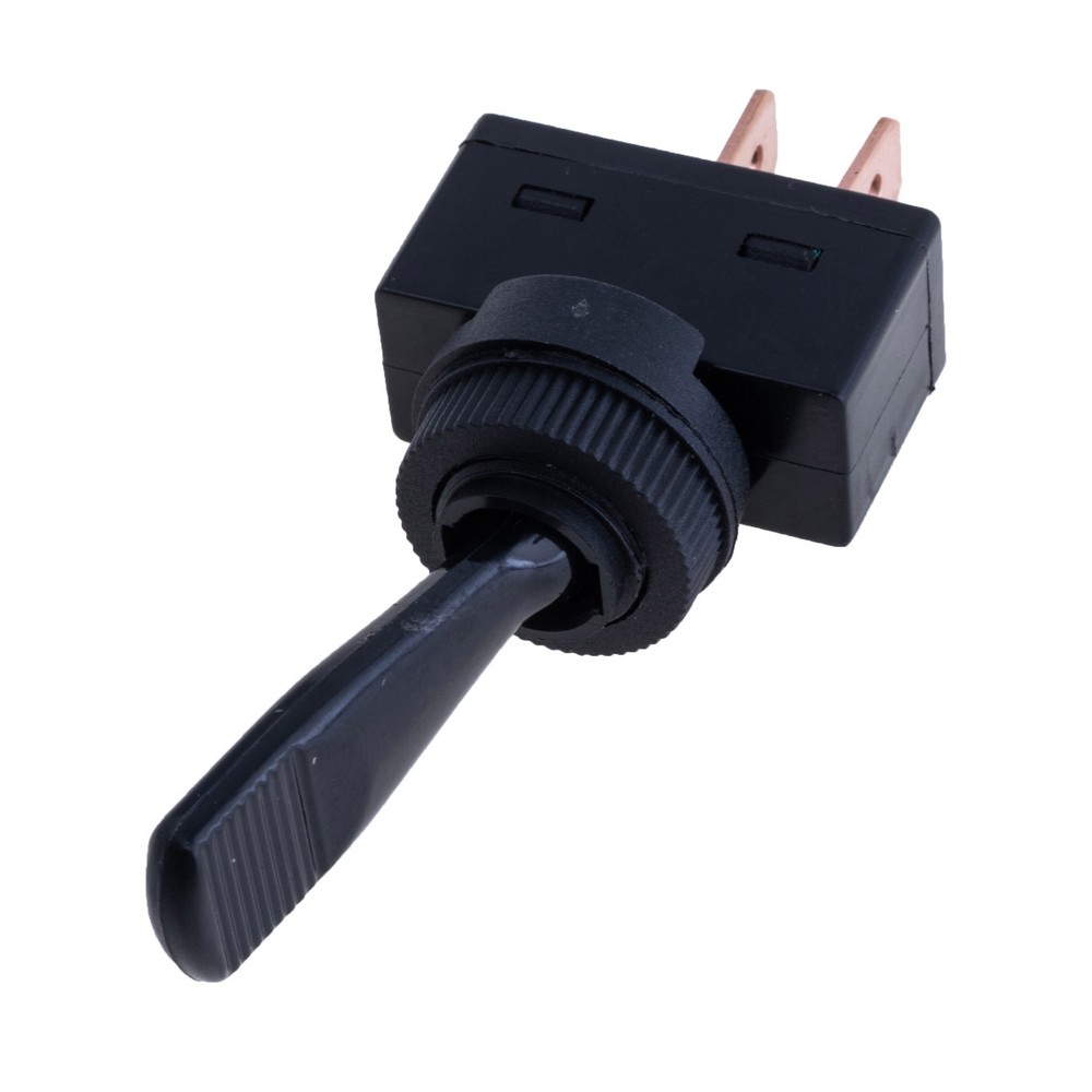 Тумблер чорний ON-OFF 12V/20A, ASW-13-101 black