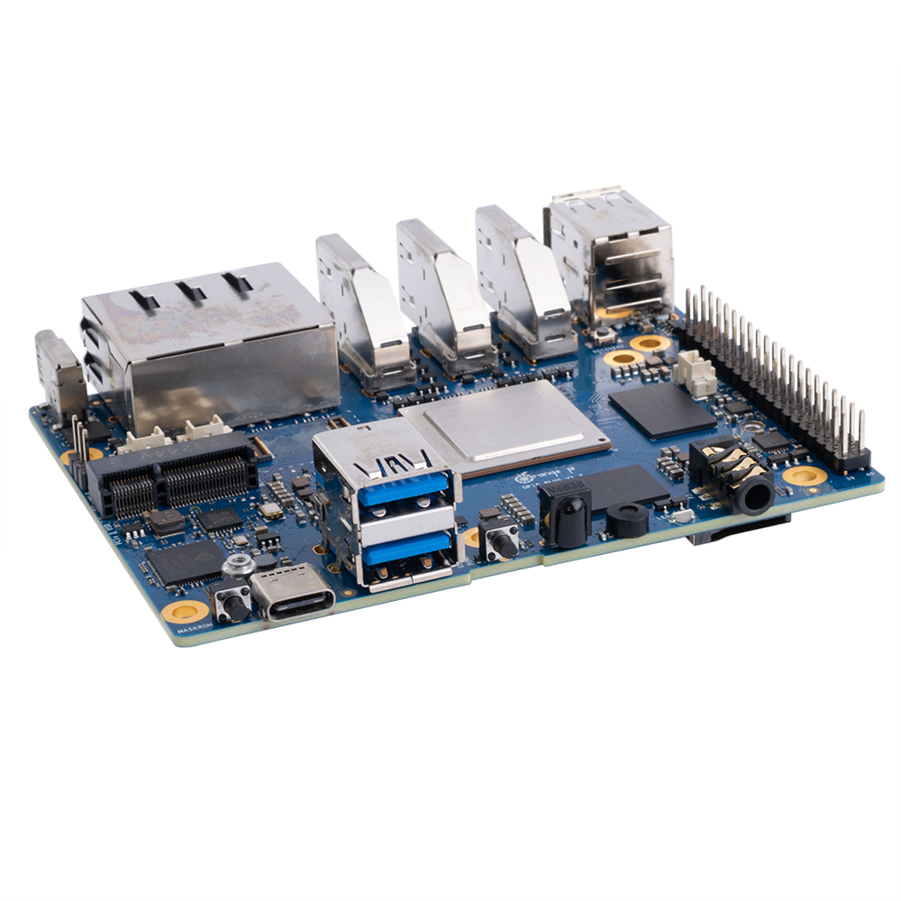 Orange Pi 5 Plus 16G RK3588 2.5G Dual Ethernet Ports with PCIE Extension Single Board Computer