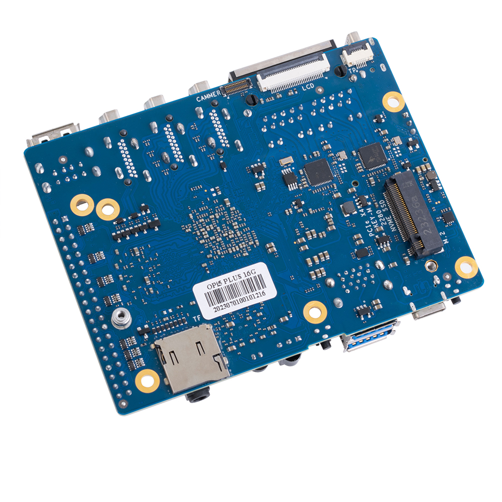 Orange Pi 5 Plus 16G RK3588 2.5G Dual Ethernet Ports with PCIE Extension Single Board Computer