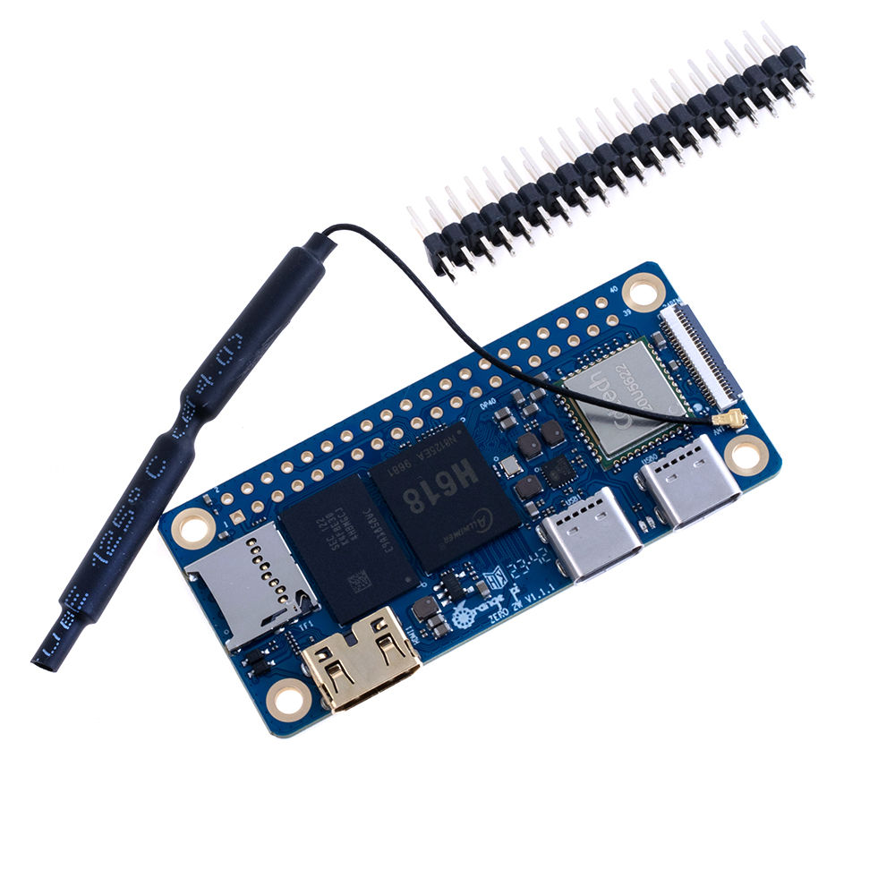 Мікрокомп'ютер Orange Pi Zero 2W 1GB DDR4 Allwinner H618, Bluetooth 5.0 BLE, WiFi5 Мікрокомп'ютер Orange Pi Zero 2W 1GB DDR4 Allwinner H618, Bluetooth 5.0 BLE, WiFi5