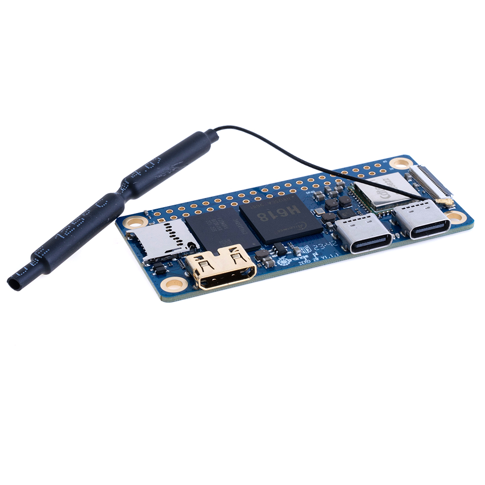 Мікрокомп'ютер Orange Pi Zero 2W 1GB DDR4 Allwinner H618, Bluetooth 5.0 BLE, WiFi5
