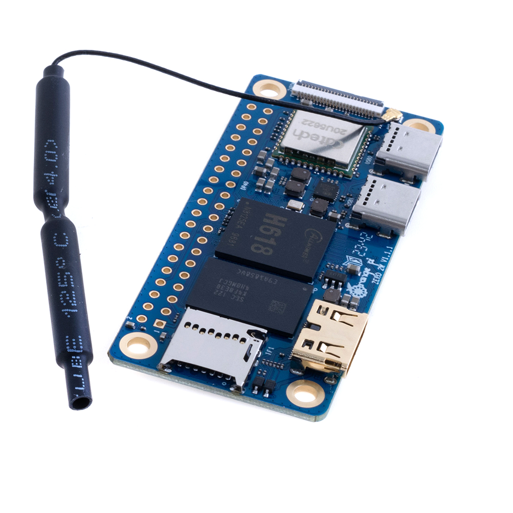 Мікрокомп'ютер Orange Pi Zero 2W 1GB DDR4 Allwinner H618, Bluetooth 5.0 BLE, WiFi5