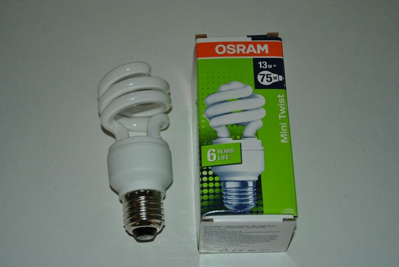 Lampe energiesparend OSRAM EL DTWIST E27 13W/865 kompakt.lum.Lampe