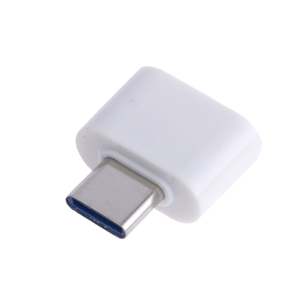 Адаптер OTG USB 2.0 AF – USB Тип C белый