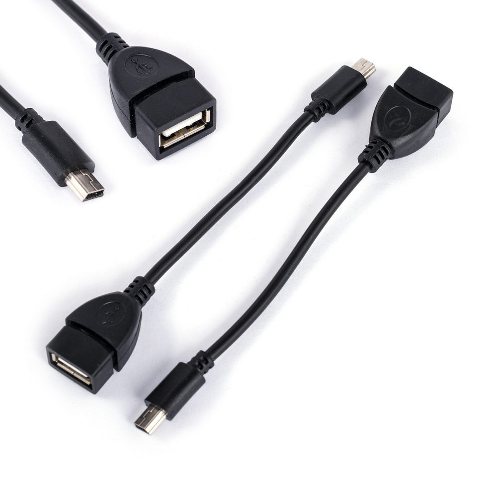 Kabel OTG USB 2.0 AF – Mini USB Typ B