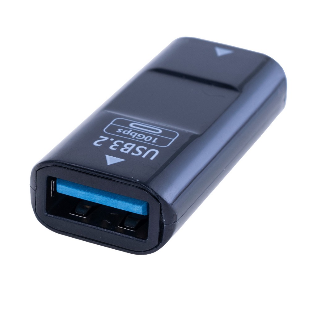 Адаптер OTG з USB type-C на USB-A 3.2, 36Вт, з дисплеєм