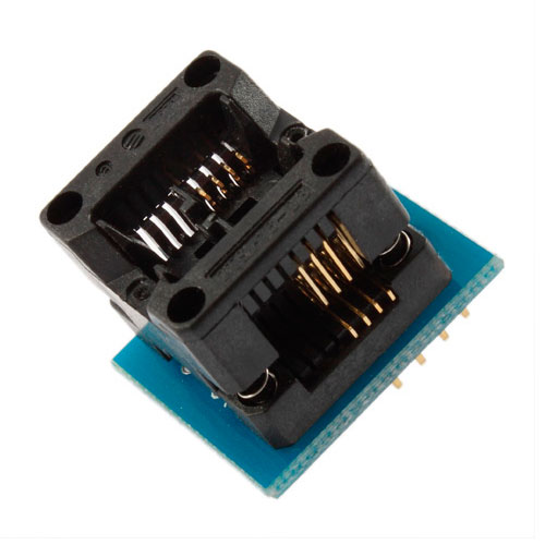 Adapter SO8/DIP für Programmierung (ZIF SO8/DIP8 200mil) Adapter SO8/DIP für Programmierung (ZIF SO8/DIP8 200mil)