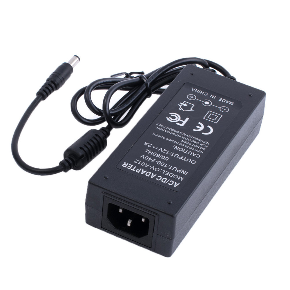 Блок живлення настільний 24W 12V, роз'єм:2.5x5.5mm без мережевого провода OV-A012 Блок живлення настільний 24W 12V, роз'єм:2.5x5.5mm без мережевого провода OV-A012
